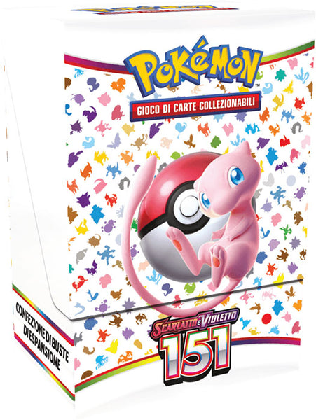 Collection avec classeur de cartes de l'expansion Scarlatto et Violetto -  151 du JCC Pokémon (feuilles avec neuf poches et quatre enveloppes  d'extension), édition en italien : : Jeux et Jouets