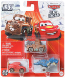 Disney Cars on the Road Mini Racers - Tyranamissiasaurus Rex / Cave Lightning McQueen / Cave Mater