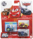 Disney Cars Mini Racers - Clutch Aid Racing Tractor / Cruz Ramirez Rusteze / Jackson Storm