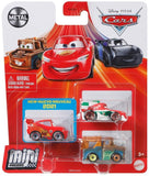 Disney Cars Mini Racers - Lightning McQueen with Racing Wheels / Mater / Francesco Bernoulli