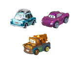 Disney Cars Mini Racers - Professor Z / Holley Shiftwell / Cricchetto