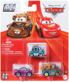 Disney Cars Mini Racers - Professor Z / Holley Shiftwell / Cricchetto