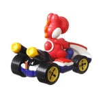 Mario Kart Hot Wheels - Red Yoshi (Standard Kart)