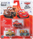 Disney Cars on the Road Mini Racers - Rumbler Lightning McQueen / Chieftess / Rumbler Mater