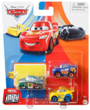 Disney Cars Mini Racers - Saludos Amigos Ramone / Dinoco Cruz Ramirez / Fabulous Lightning McQueen