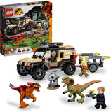 LEGO 76951 Jurassic World - Trasporto del Piroraptor e del Dilofosauro