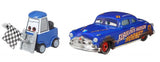Disney Cars - Double Clutch Daley & Dirt Track Fabulous Hudson Hornet