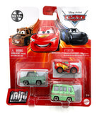 Disney Cars Mini Racers - Rusty / Lightning McQueen / Dusty